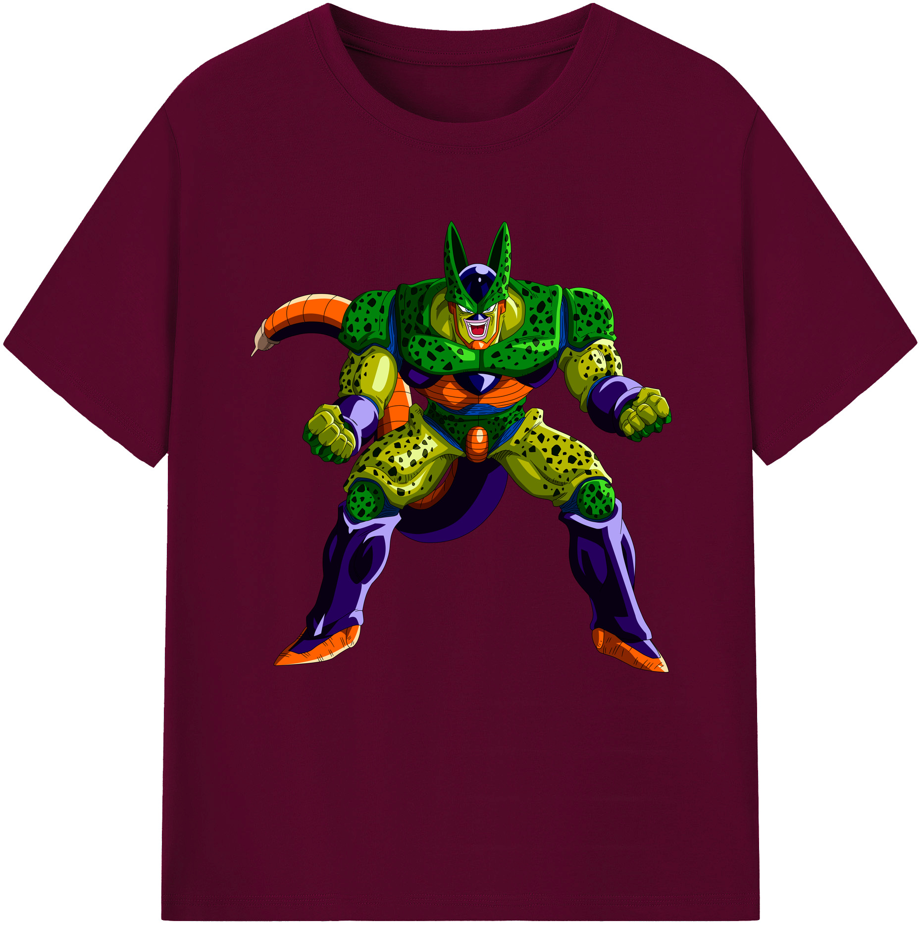 （画像用） ドラゴンボール セル DRAGON BALL Cell レディースカジュアルプリントTシャツ（綿100％）